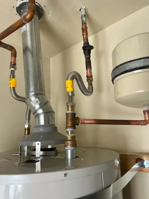 Water heater installation and plumbing repair in Hercules
